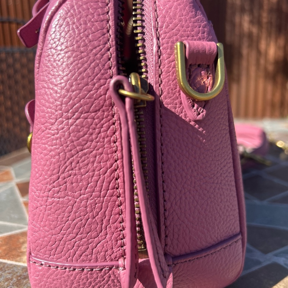 Fossil Pink Mini Satchel Bag - Picture 6 of 9